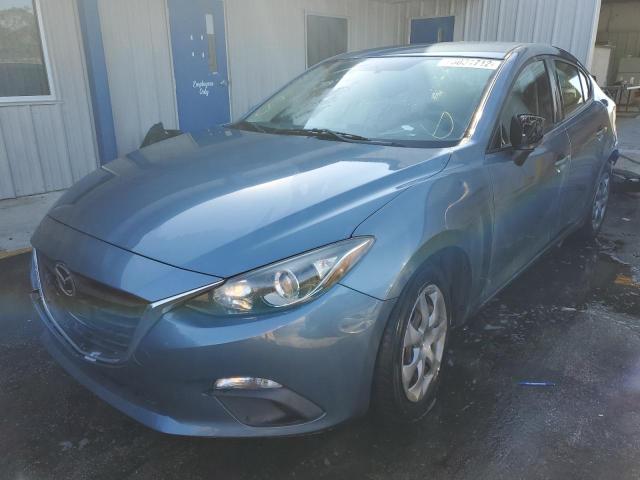 JM1BM1T75F1237484 - 2015 MAZDA 3 SV BLUE photo 2