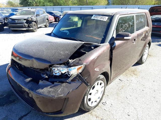 JTLKE50E481044340 - 2008 TOYOTA SCION XB ბურგუნდია ფოტო 2