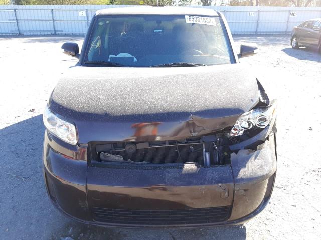 JTLKE50E481044340 - 2008 TOYOTA SCION XB ბურგუნდია ფოტო 9
