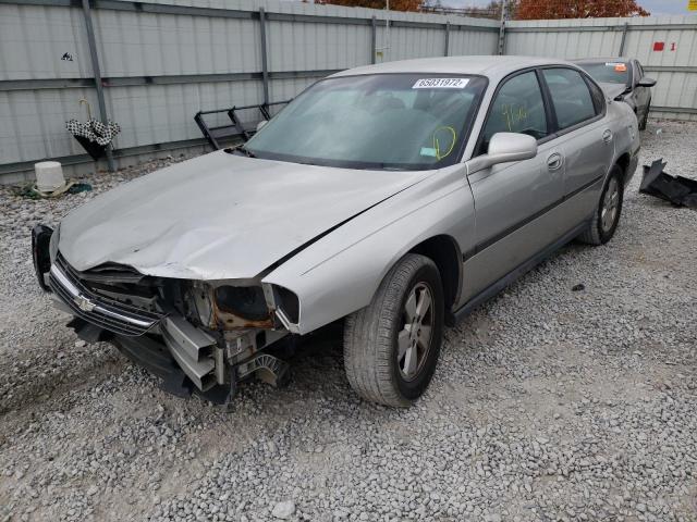 2G1WF52E159175023 - 2005 CHEVROLET IMPALA SILVER photo 2