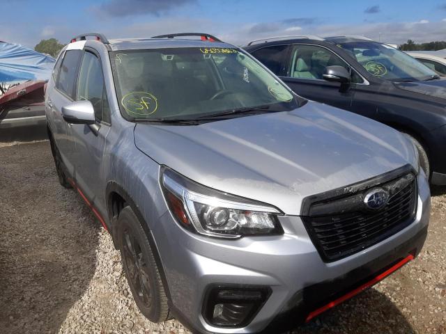 JF2SKAKC3KH488768 - 2019 SUBARU FORESTER S SILVER photo 1