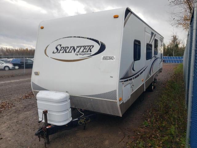 4YDT2992391532346 - 2009 KEYSTONE SPRINTER WHITE photo 2