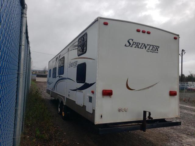 4YDT2992391532346 - 2009 KEYSTONE SPRINTER WHITE photo 3