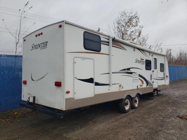 4YDT2992391532346 - 2009 KEYSTONE SPRINTER WHITE photo 4