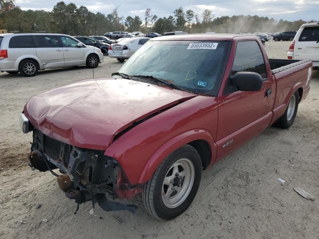 1GCCS14W118249504 - 2001 CHEVROLET S TRUCK S1 BURGUNDY photo 2