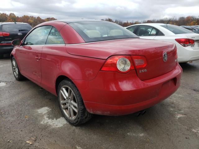 WVWFA71F58V017653 - 2008 VOLKSWAGEN EOS LUX Червоний фото 3