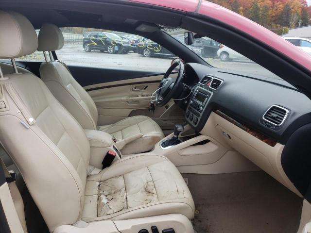 WVWFA71F58V017653 - 2008 VOLKSWAGEN EOS LUX Червоний фото 5