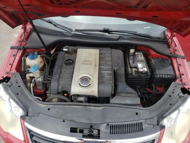 WVWFA71F58V017653 - 2008 VOLKSWAGEN EOS LUX Червоний фото 7