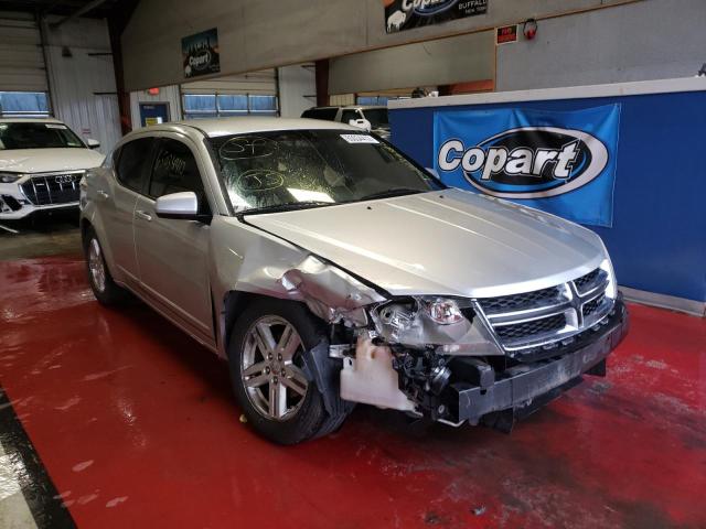 1C3CDZCB3CN155933 - 2012 DODGE AVENGER SILVER photo 1