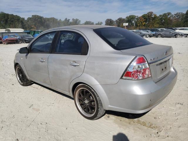 KL1TD56657B049615 - 2007 CHEVROLET AVEO BASE SILVER photo 3