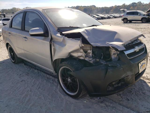 KL1TD56657B049615 - 2007 CHEVROLET AVEO BASE SILVER photo 9