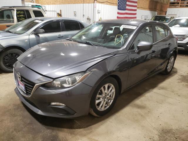 JM1BM1M7XE1217213 - 2014 MAZDA 3 GRAND TO GRAY photo 2