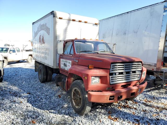 1FDNF60H5EVA12468 - 1984 FORD F600 RED photo 1