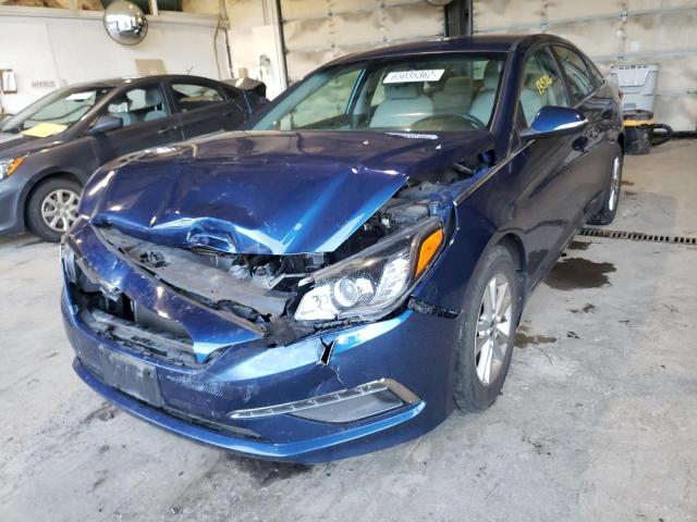 5NPE24AA5FH155413 - 2015 HYUNDAI SONATA ECO BLUE photo 2