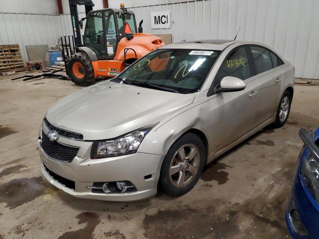 1G1PC5SB0E7172683 - 2014 CHEVROLET CRUZE LT TAN photo 2