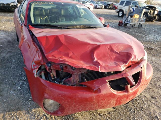 2G2WP552781119553 - 2008 PONTIAC GRAND PRIX წითელი ფოტო 9