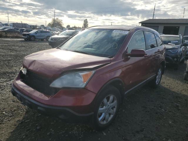 JHLRE48748C042797 - 2008 HONDA CR-V EXL BURGUNDY photo 2