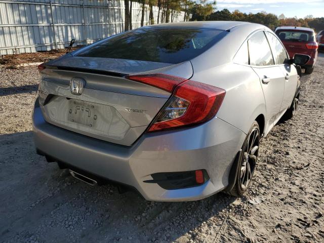 2HGFC2F87MH537039 - 2021 HONDA CIVIC SPOR SILVER photo 4