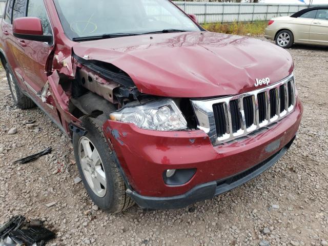 1C4RJFAG1CC175024 - 2012 JEEP GRAND CHER MAROON photo 9