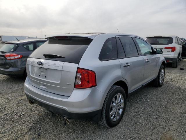 2FMDK3JC3BBB08373 - 2011 FORD EDGE SEL SILVER photo 4