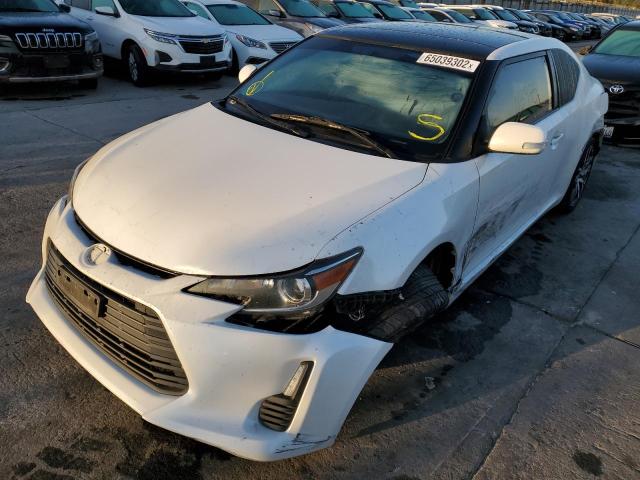 JTKJF5C71F3095984 - 2015 TOYOTA SCION TC WHITE photo 2
