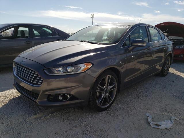 3FA6P0K99ER312140 - 2014 FORD FUSION TIT GRAY photo 2