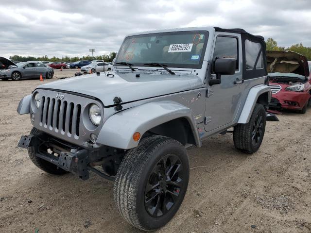 1C4AJWBG0FL661761 - 2015 JEEP WRANGLER S SILVER photo 2