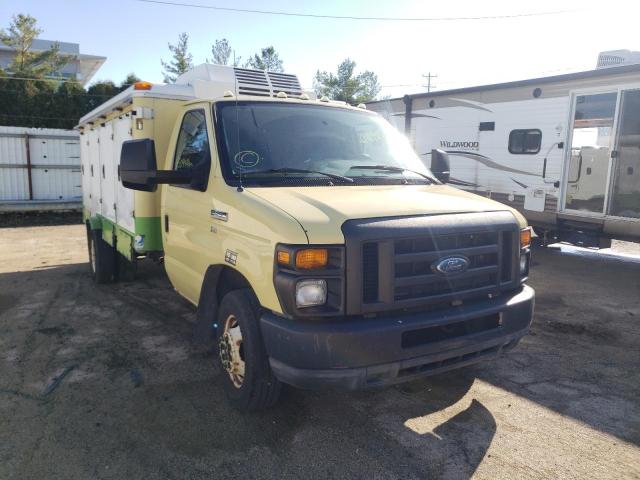 1FDXE4FL7ADA89371 - 2010 FORD ECONOLINE YELLOW photo 1