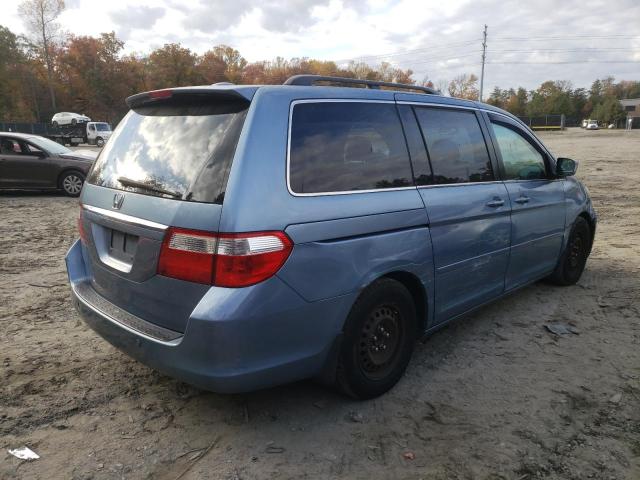 5FNRL388X5B073931 - 2005 HONDA ODYSSEY TO BLUE photo 4