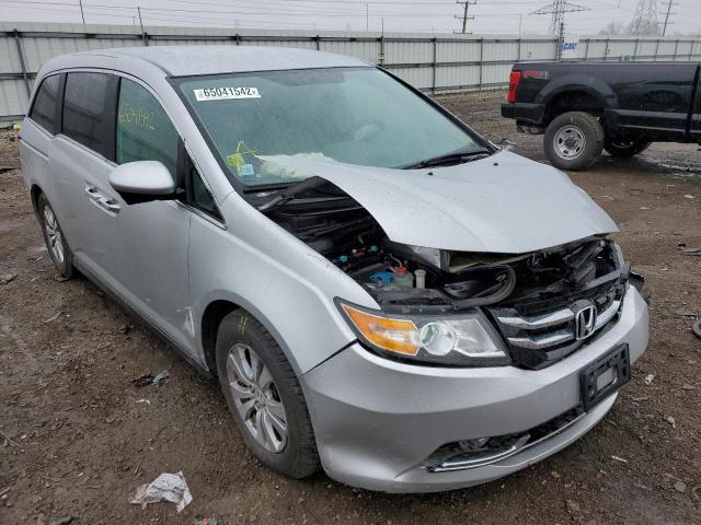 5FNRL5H46EB021642 - 2014 HONDA ODYSSEY EX SILVER photo 1