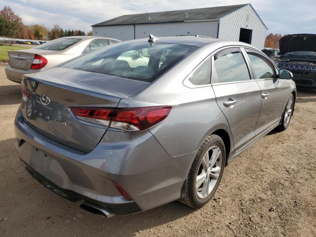 5NPE34AF7JH660127 - 2018 HYUNDAI SONATA SPO GRAY photo 4