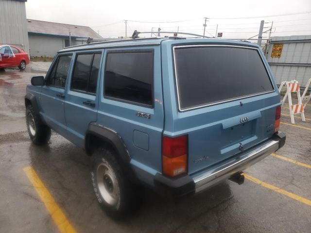 1JCHB782XGT183782 - 1986 JEEP CHEROKEE P BLUE photo 3