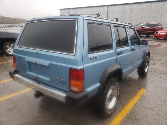 1JCHB782XGT183782 - 1986 JEEP CHEROKEE P BLUE photo 4