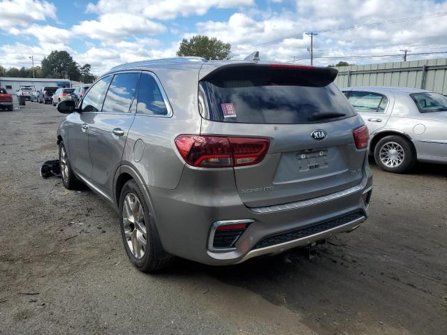 5XYPK4A55KG456843 - 2019 KIA SORENTO SX GRAY photo 3