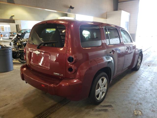 3GNCA13B59S612253 - 2009 CHEVROLET HHR LS RED photo 4