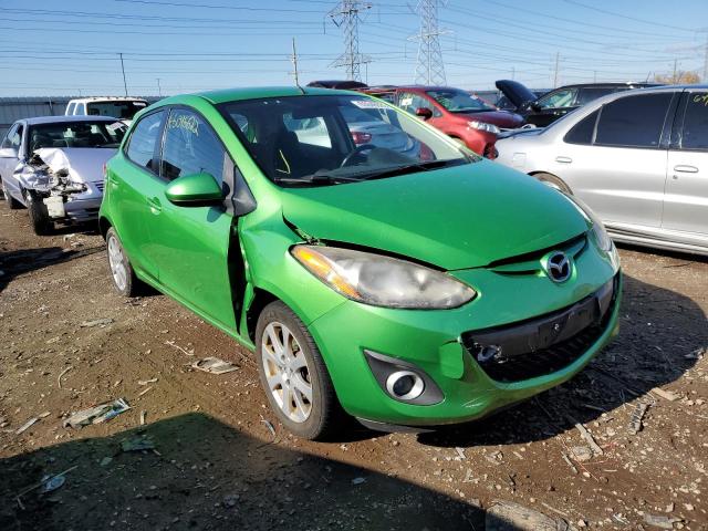 JM1DE1HY8B0129397 - 2011 MAZDA MAZDA2 GREEN photo 1