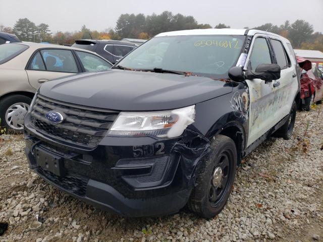 1FM5K8AR6JGA15666 - 2018 FORD EXPLORER P TWO TONE photo 2
