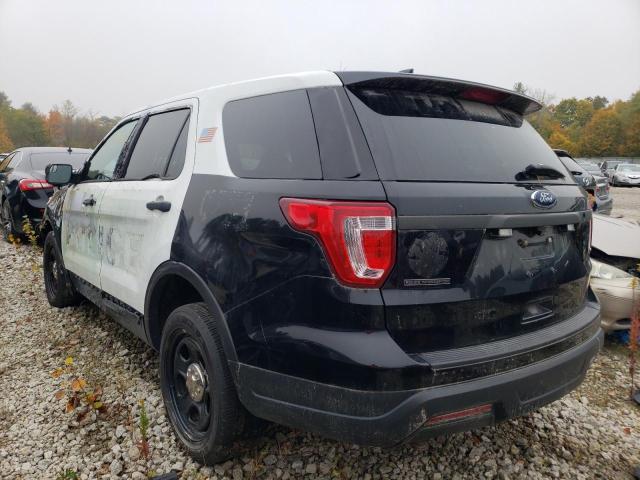 1FM5K8AR6JGA15666 - 2018 FORD EXPLORER P TWO TONE photo 3