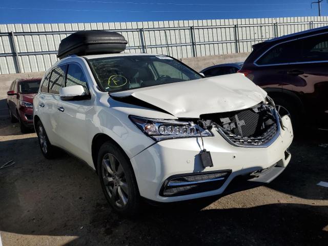 5FRYD4H90GB014332 - 2016 ACURA MDX ADVANC WHITE photo 1