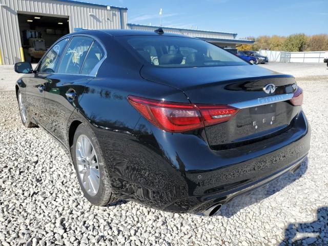 JN1EV7BP4MM707369 - 2021 INFINITI Q50 LUXE BLACK photo 3