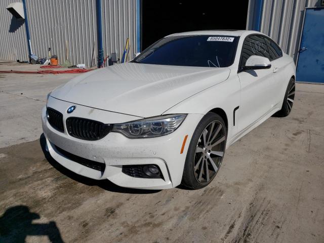 WBA3R1C57GK529537 - 2016 BMW 435 I WHITE photo 2