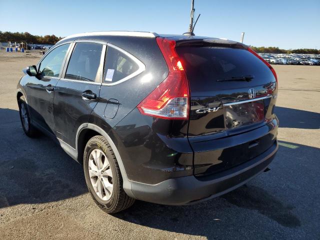 2HKRM4H79DH603445 - 2013 HONDA CR-V EXL BLACK photo 3