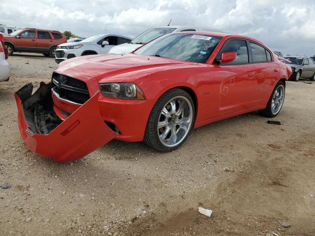 2C3CDXCT5EH333382 - 2014 DODGE CHARGER R/ RED photo 2