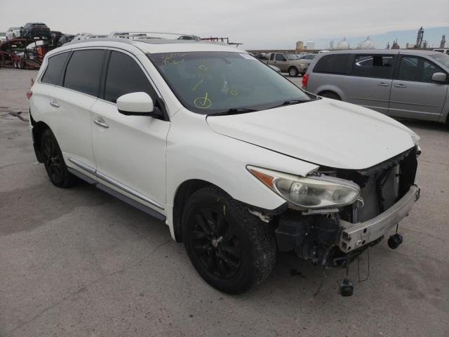 5N1AL0MNXDC307354 - 2013 INFINITI JX35 WHITE photo 1