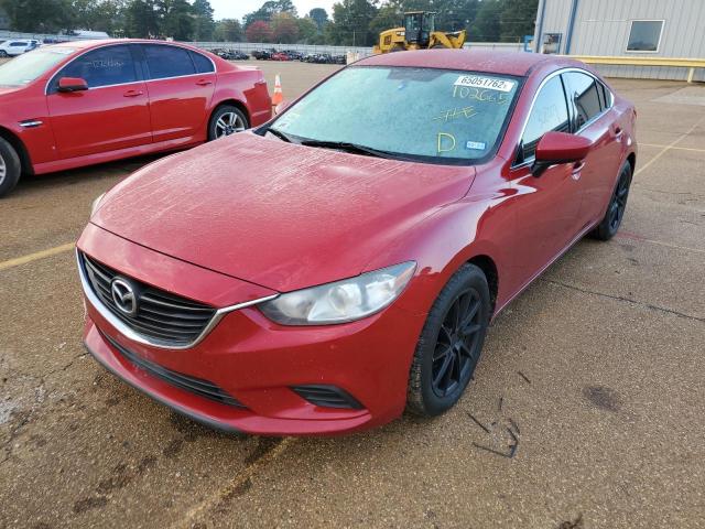 JM1GJ1U50E1102665 - 2014 MAZDA 6 SPORT RED photo 2