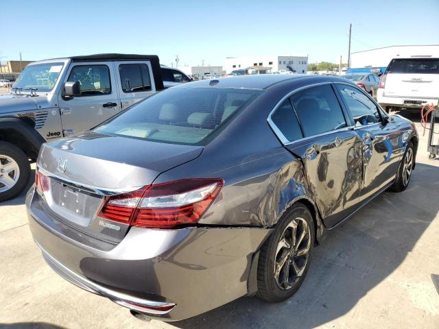 1HGCR2F84GA092649 - 2016 HONDA ACCORD EXL GRAY photo 4