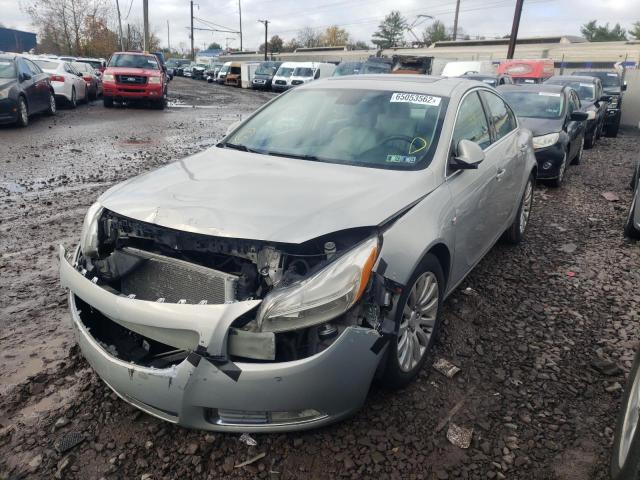 W04GS5EC5B1030238 - 2011 BUICK REGAL CXL SILVER photo 2