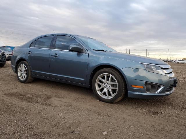 3FAHP0JGXCR143252 - 2012 FORD FUSION SEL BLUE photo 1