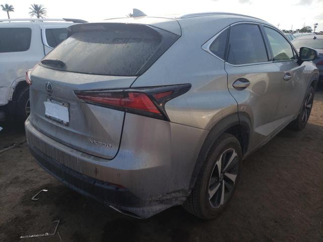 JTJGARBZ6M2181057 - 2021 LEXUS NX 300 BAS SILVER photo 4