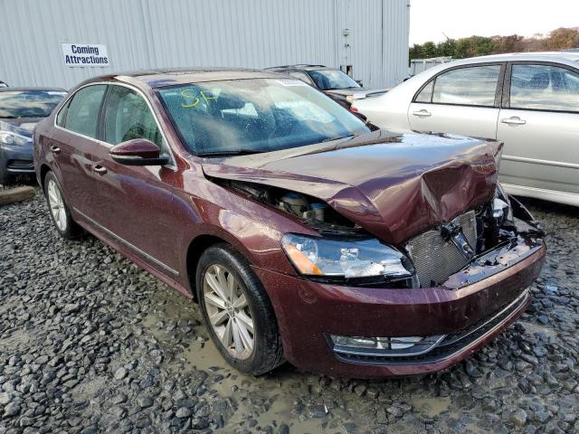 1VWCP7A37CC037850 - 2012 VOLKSWAGEN PASSAT SEL BURGUNDY photo 1